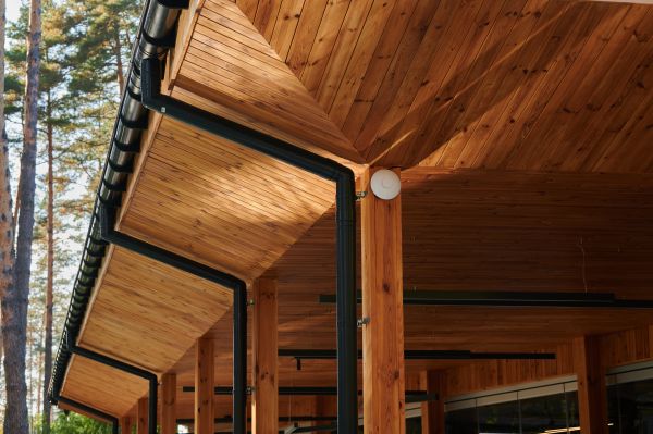 Porch Gutter Installation in Wilson