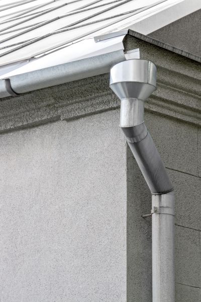 Galvanized Gutter Installation in Wilson