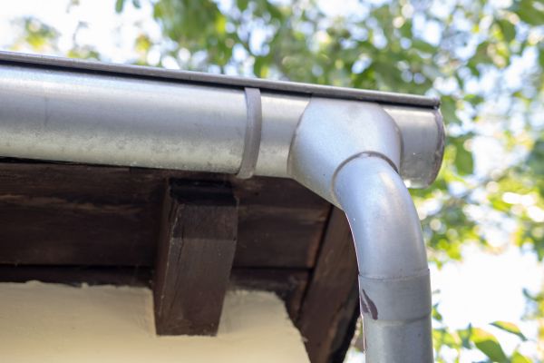 Metal Rain Gutter Installation in Wilson