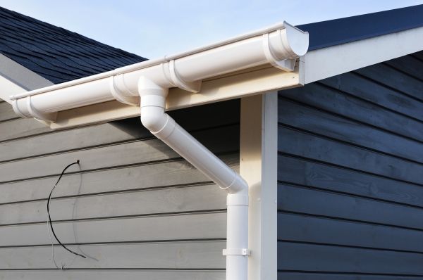 PVC Rain Gutter Installation in Wilson