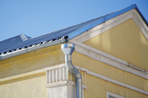 Steel Downspout Installation in Wilson