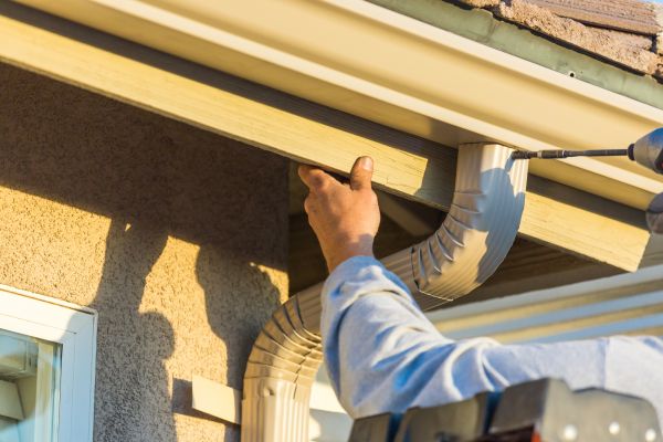 Aluminum Rain Gutter Service in Wilson