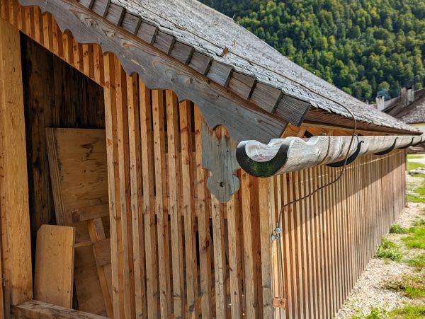 Wood Gutter Installation in Wilson