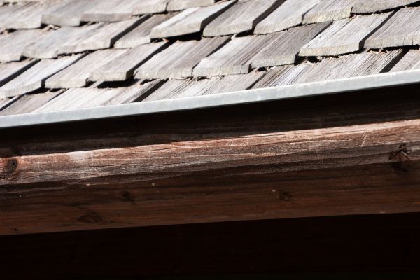 Wood Rain Gutter Installation in Wilson